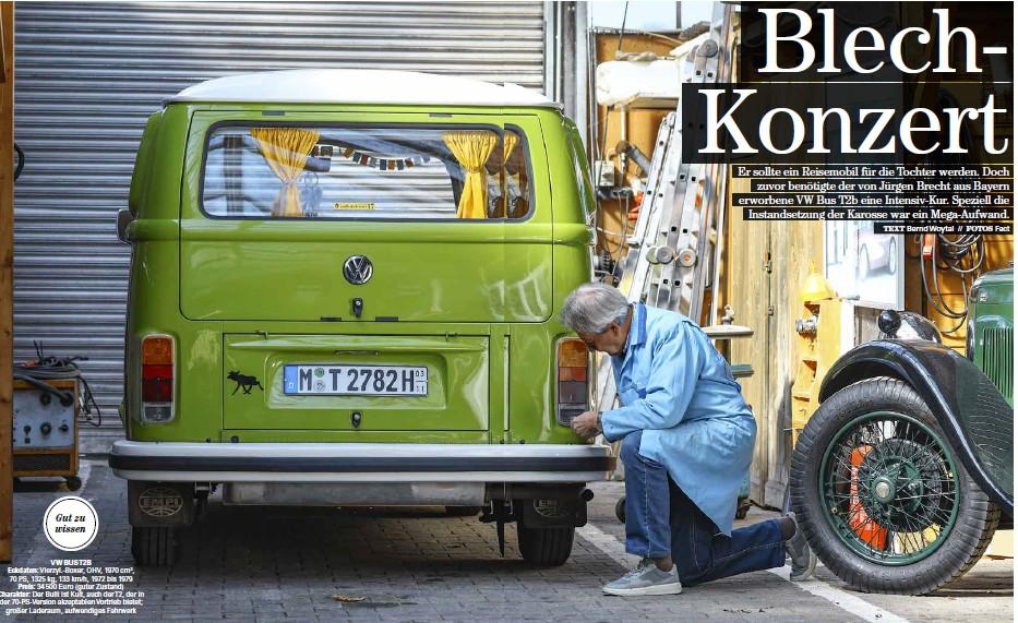 VW BUS T2B RESTAURIERUNG